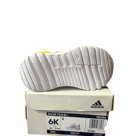 Adidas Infant Racer TR23 EL I Color Pop Blue Red Yellow Sneakers Size 6K New - Picture 8 of 11